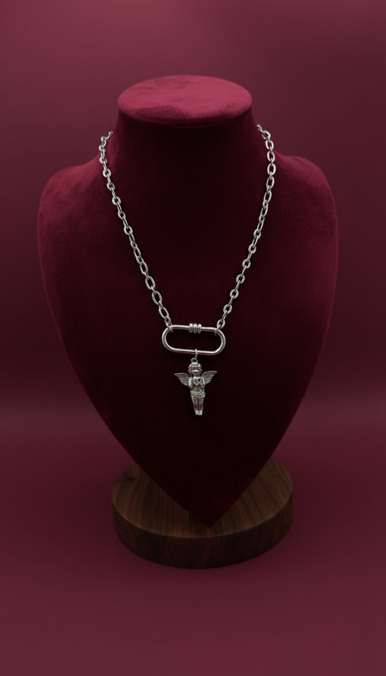 Cherry Angel - Charm Plata