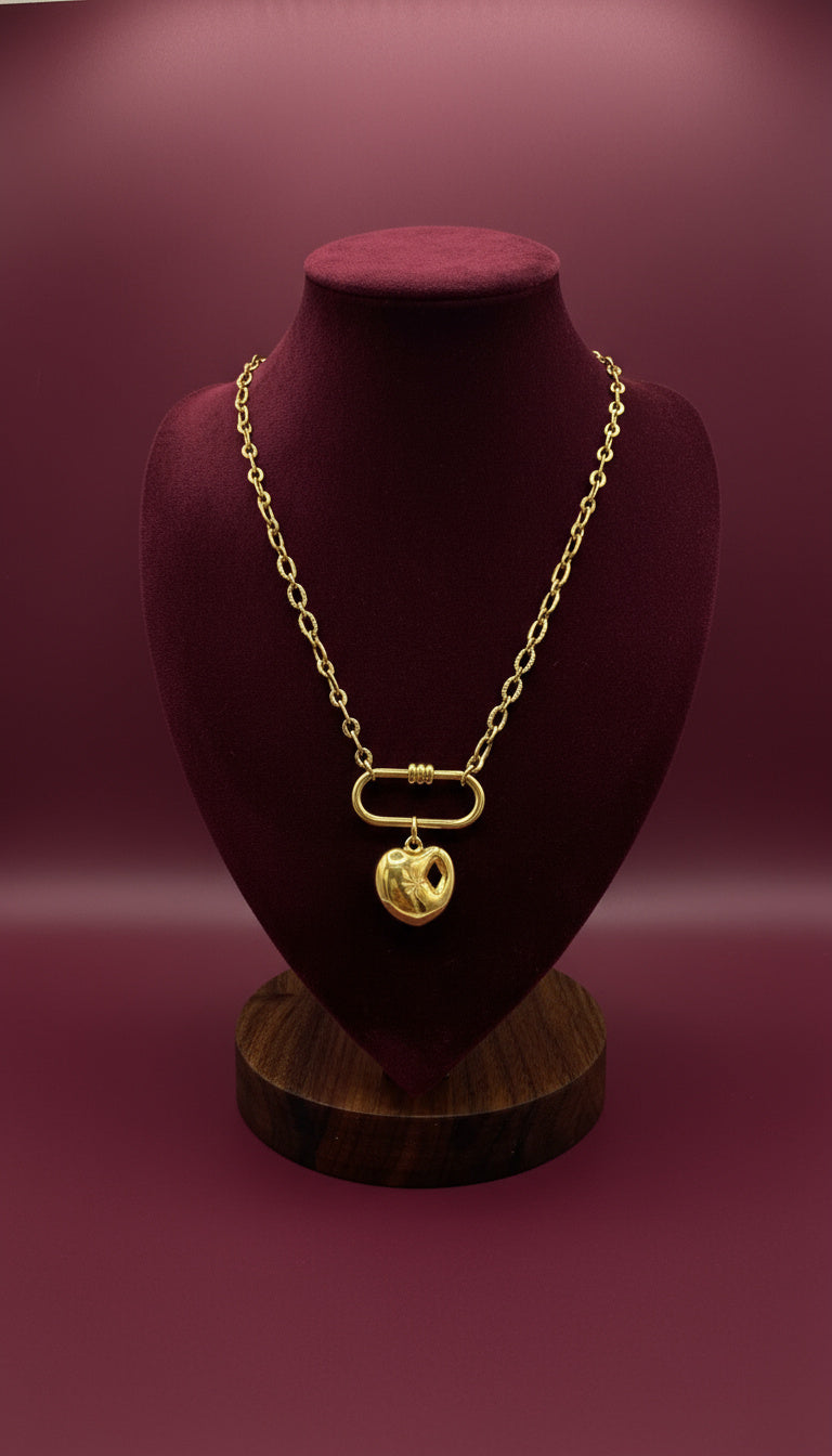 Cherry Heart - Charm Oro