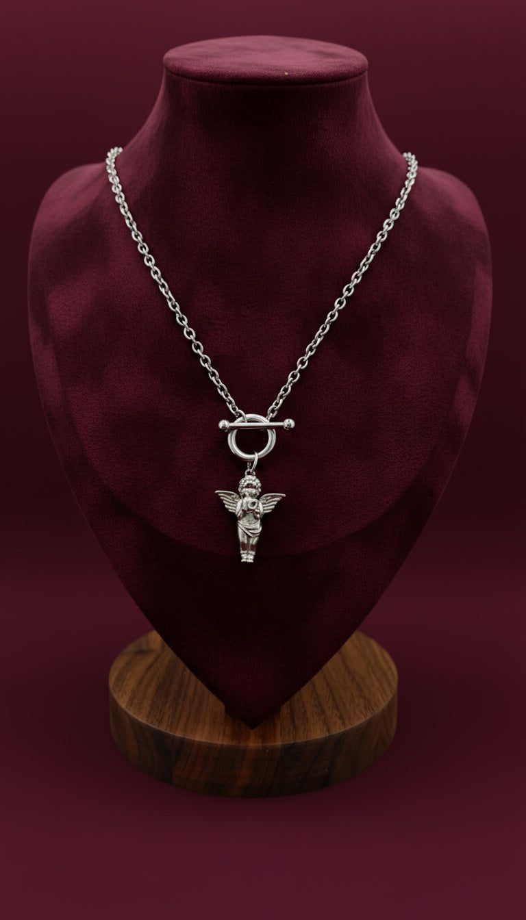 Cherry Angel - Charm Plata