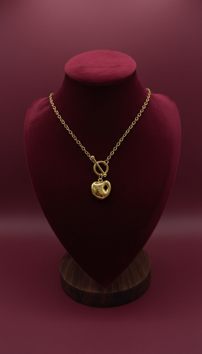 Cherry Heart - Charm Oro