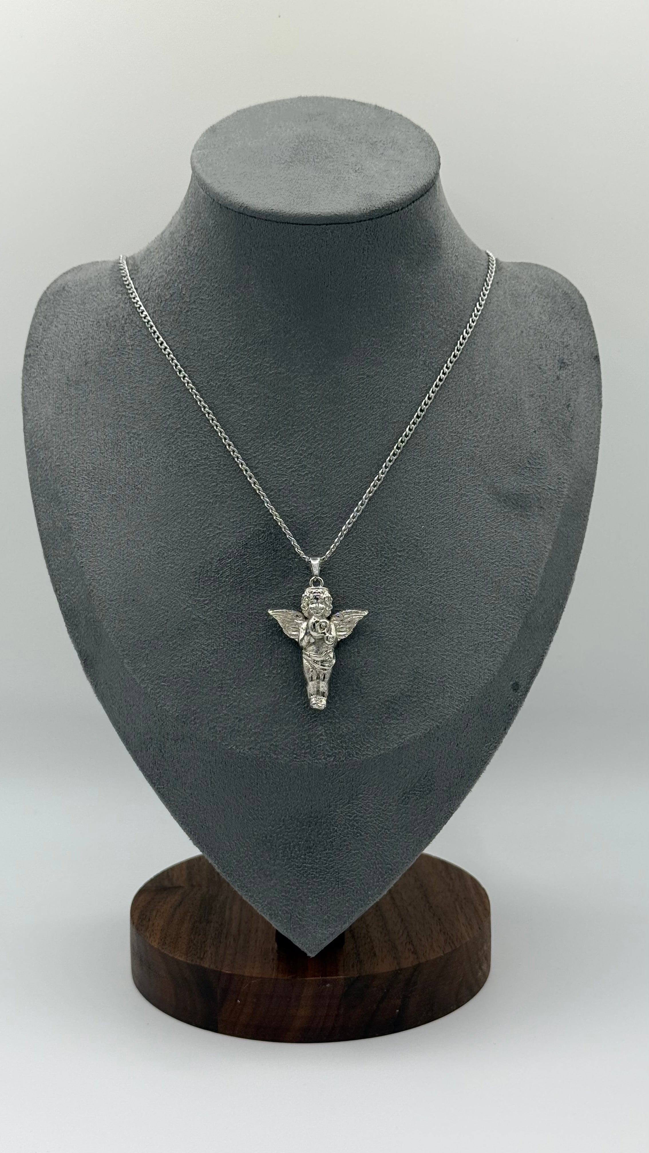 COLLAR CHERRY ANGEL PLATA