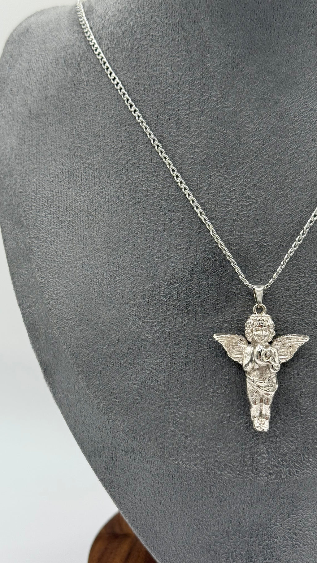 COLLAR CHERRY ANGEL PLATA