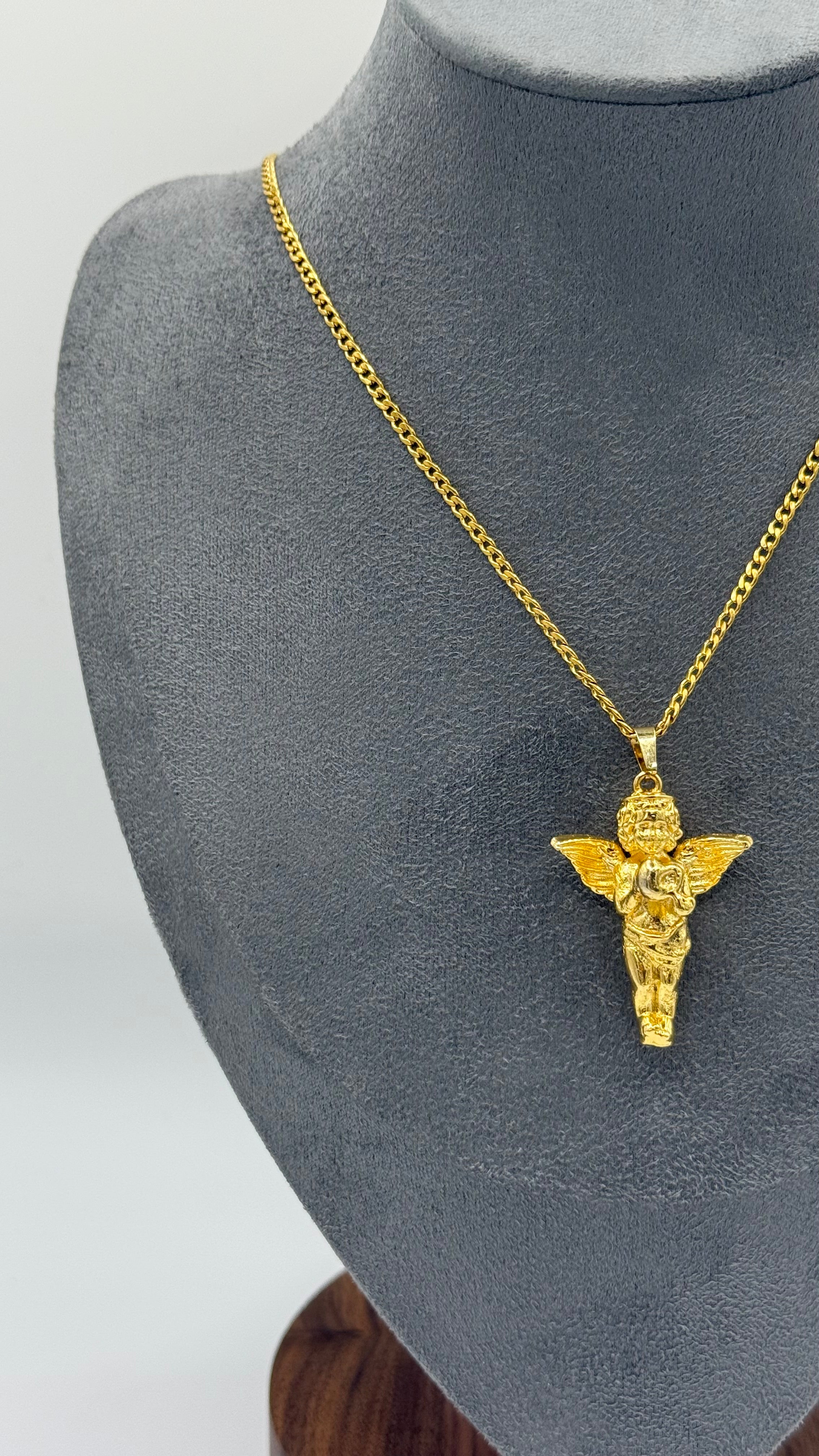 COLLAR CHERRY ANGEL ORO