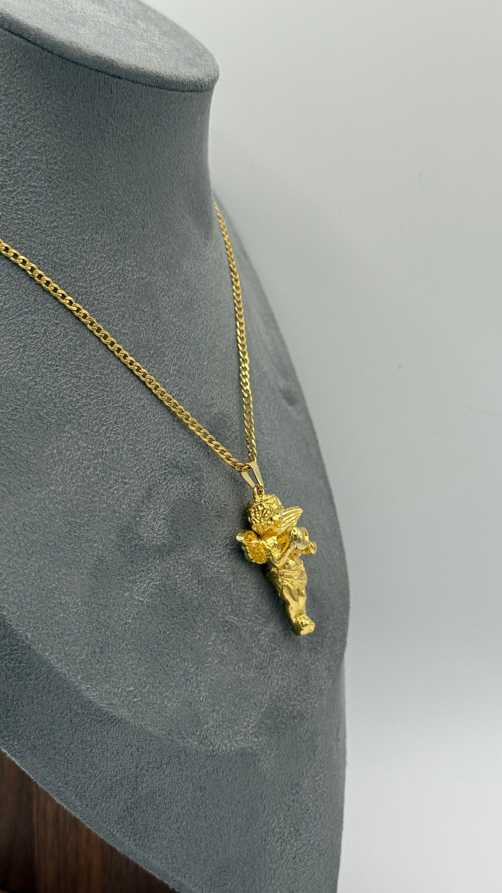 COLLAR CHERRY ANGEL ORO