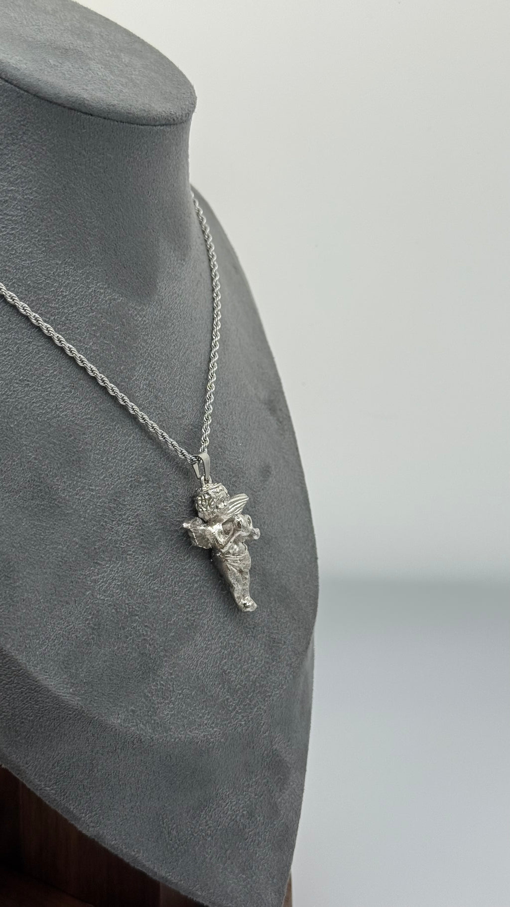 COLLAR CHERRY ANGEL PLATA