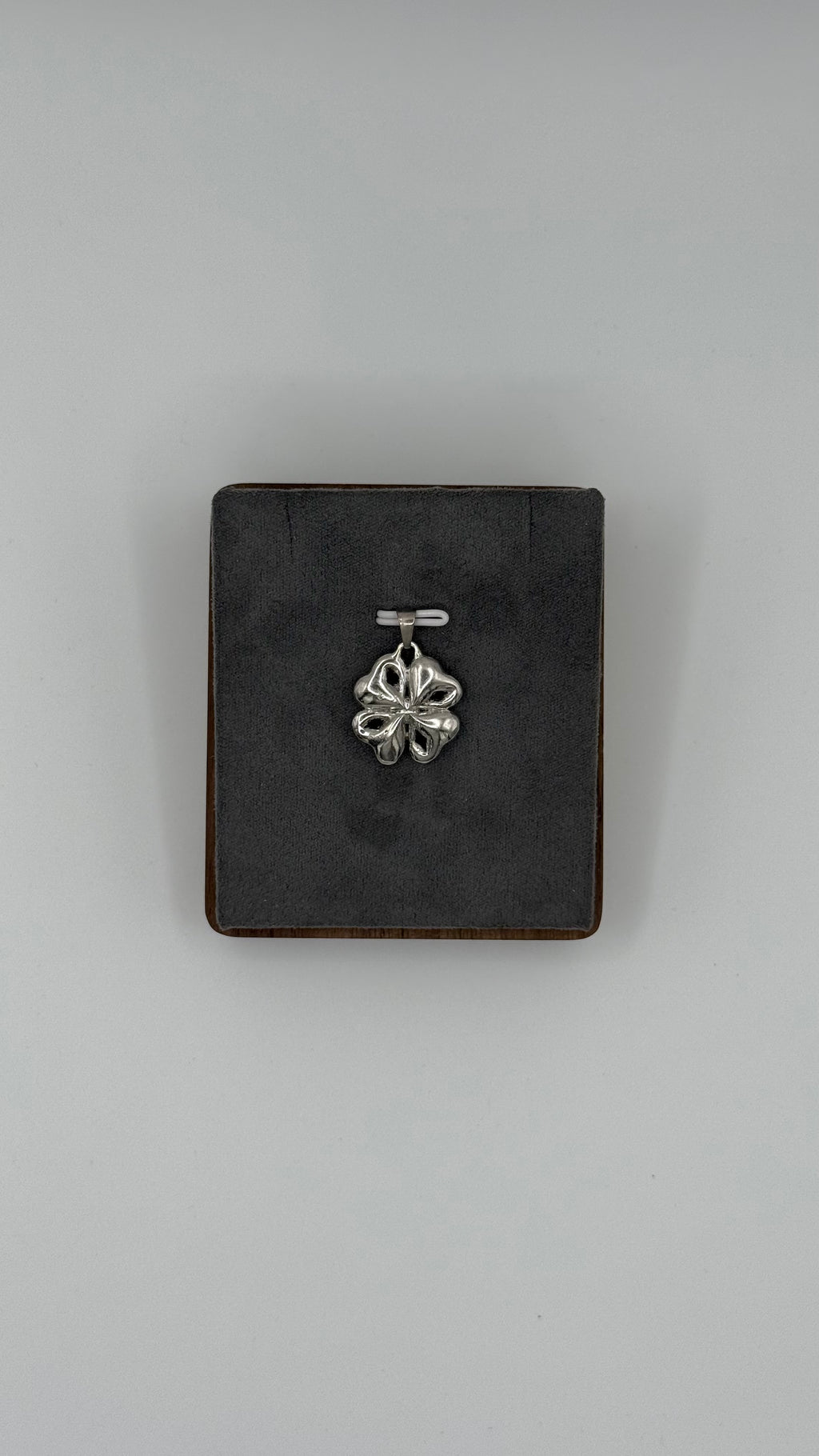 Lucky Clover - Collar Plata