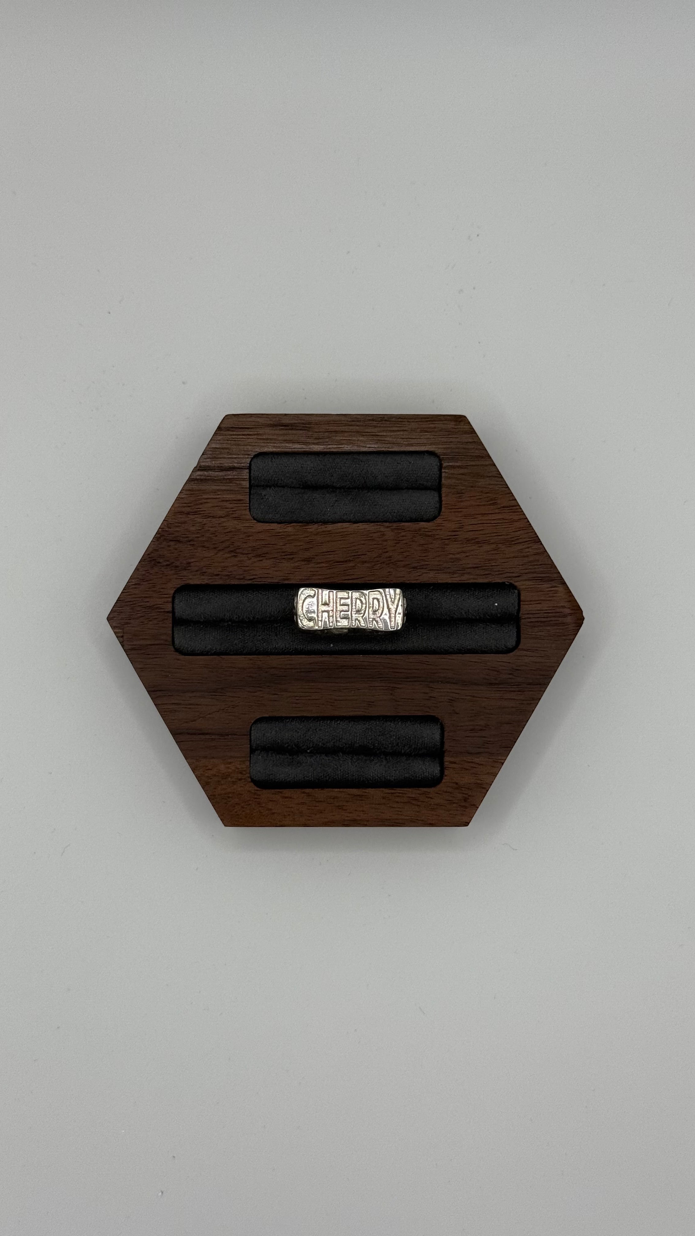 Cherry Stamp - Anillo Plata