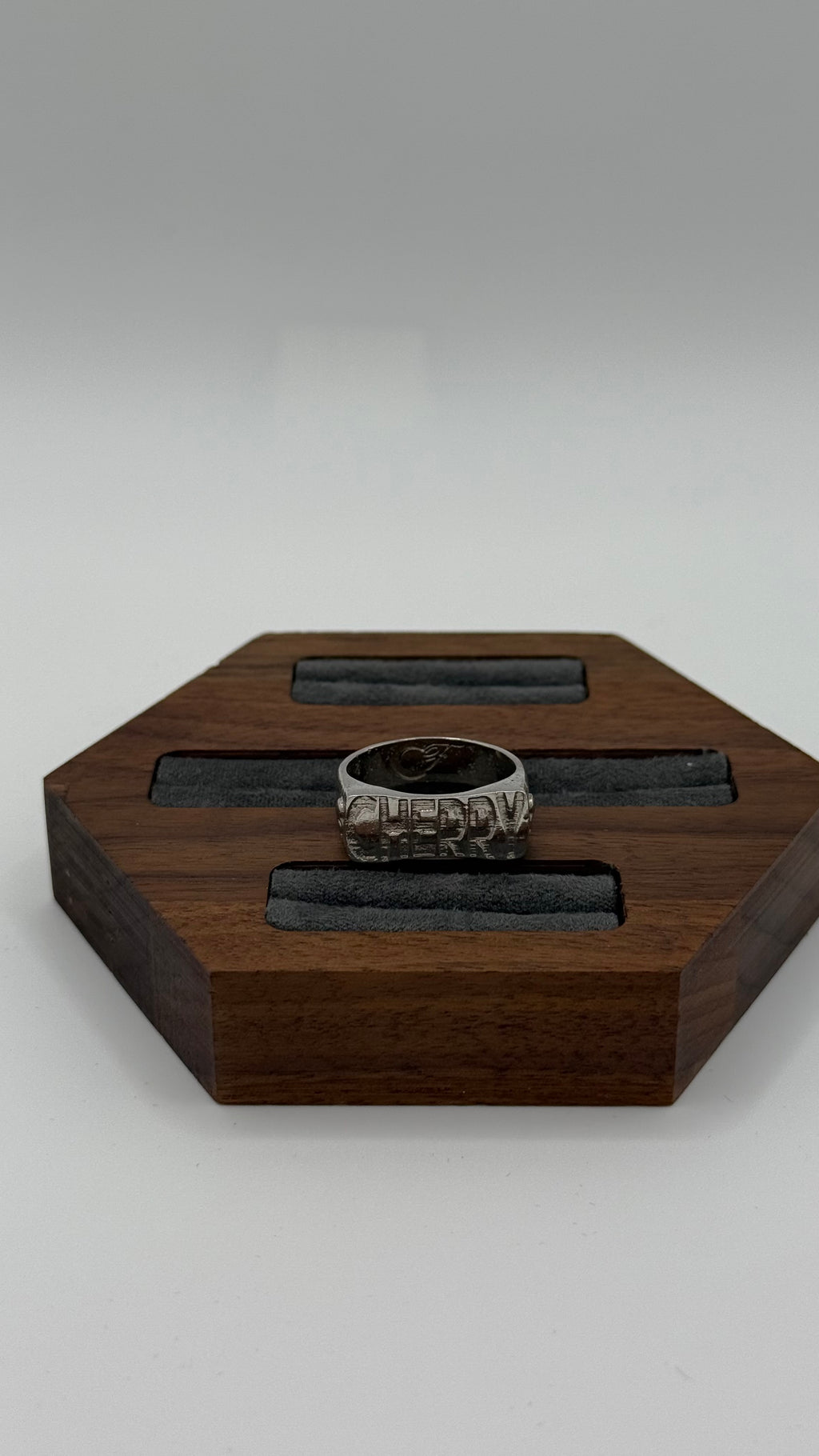 Cherry Stamp - Anillo Plata