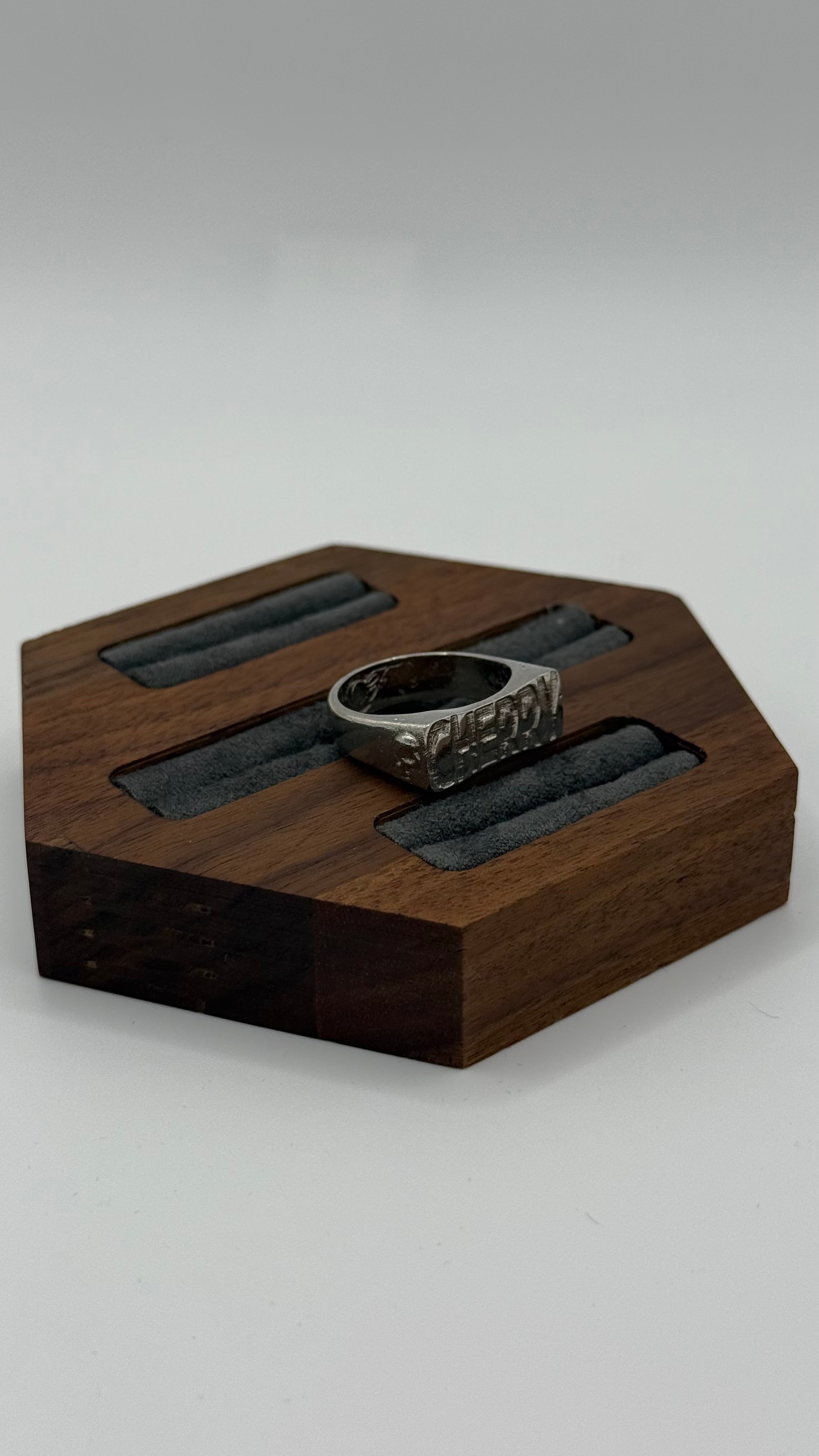 Cherry Stamp - Anillo Plata