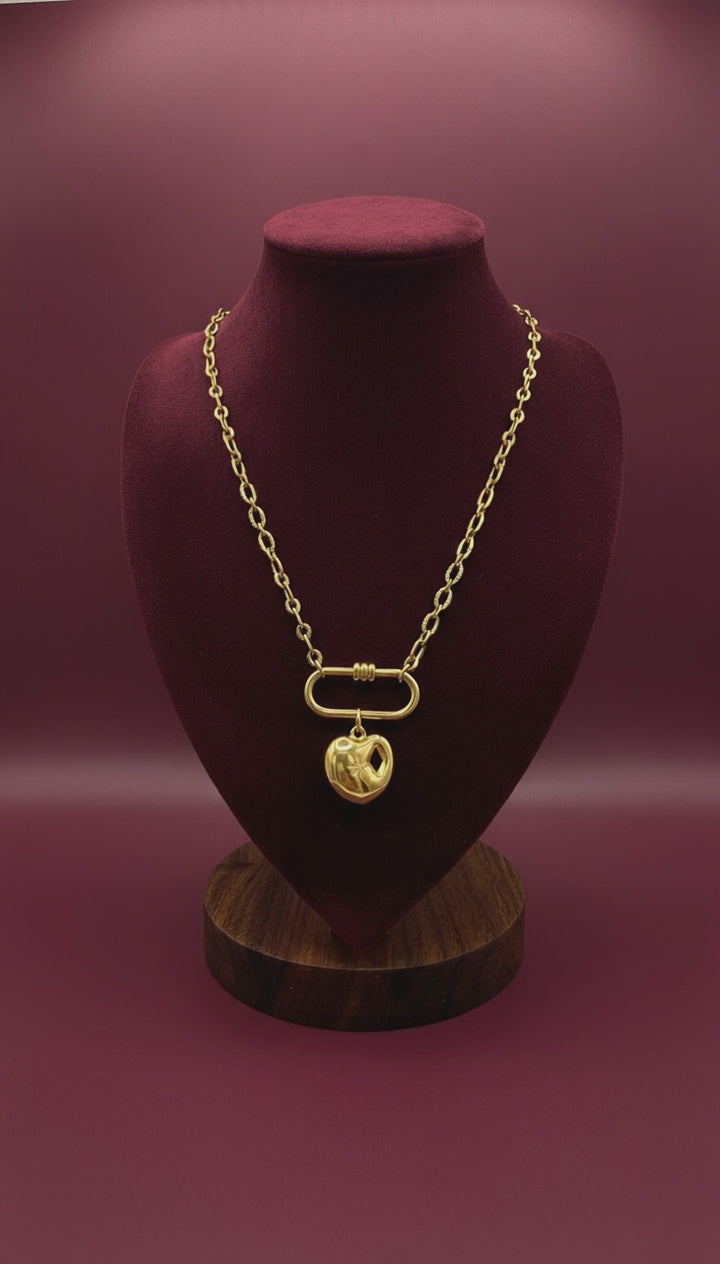 Cherry Heart - Charm Oro